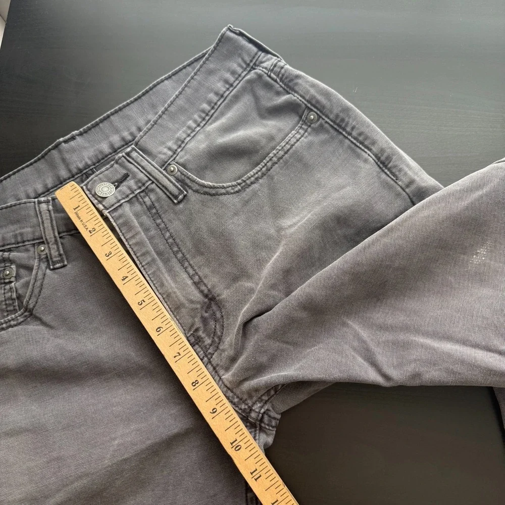 Levi's 514 Denim Jeans Men's 32 Courier Gray Button 5-Pockets Straight-Fit‎